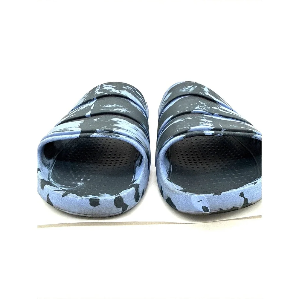 Adidas Adilette Flow Tie Dye Purple Slides JS3578 Unisex Sz 12 M